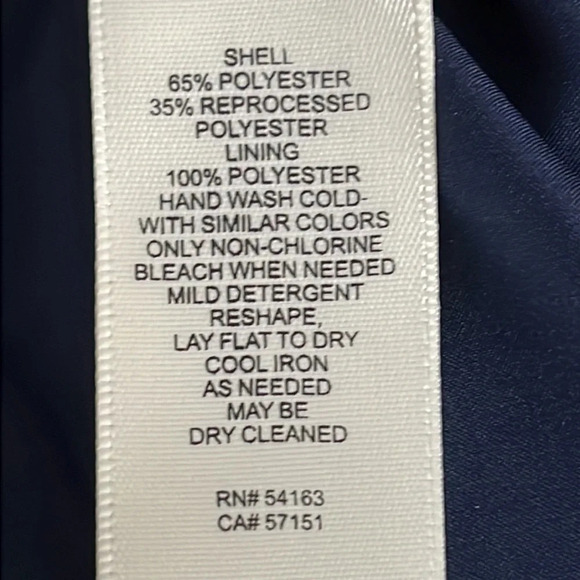 Eliza J Floral Long Sleeve High-Low Faux Wrap Dress in Navy Multi - NEW - Size 6 - Picture 9 of 9